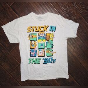 Nickelodeon Stuck in the 90s Cartoon T Shirt